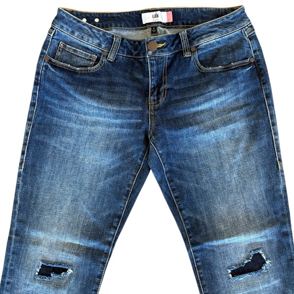 Cabi Slim Boyfriend Blue Jeans Style 5695 Size 6 - Picture 2 of 7
